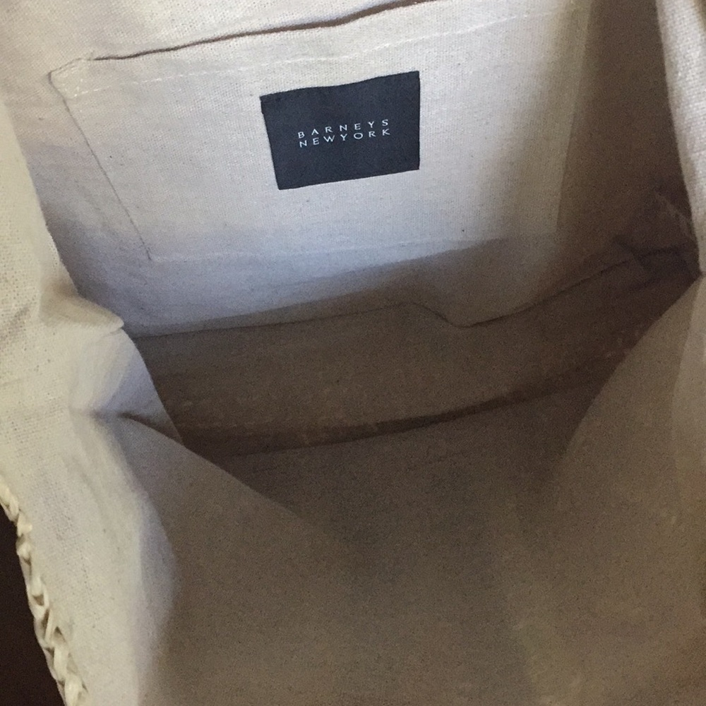 Barney’s New York Raffia Tote Bag - Picture 6 of 7